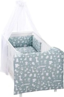 Alvi Bettset 3-tlg., Zootiere Blau