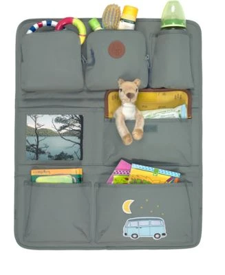 LÄSSIG Lässig Autorücksitz-Organizer Car Wrap-to-Go Adventure Bus Blue 5 LÄSSIG Lässig Autorücksitz-Organizer Car Wrap-to-Go Adventure Bus Blue – Bild 3