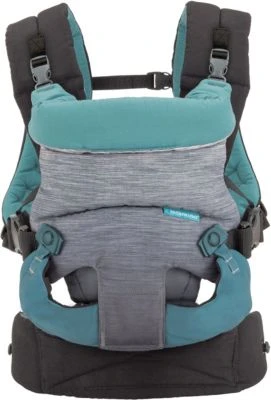 Infantino Babytrage Go Forward, Schwarz/grau/grün 3 Infantino Babytrage Go Forward, Schwarz/grau/grün
