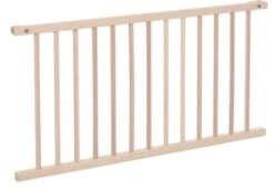 Verschlussgitter Für Kinderbettnutzung Für Babybay Boxspring XXL, Natur Unbehandelt