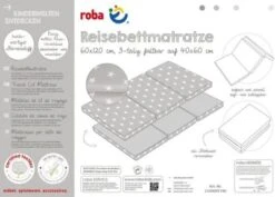 Roba Reisebettmatratze, Grau/weiß -Baby Lieferungen Geschäft 11715724 04