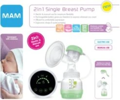 MAM Milchpumpe 2in1, Elektrisch & Manuell -Baby Lieferungen Geschäft 12553271 04