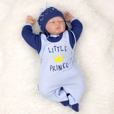Baby Sweets 3tlg Set Strampler + Shirt + Mütze Little Prince Strampler Für Jungen 4 Baby Sweets 3tlg Set Strampler + Shirt + Mütze Little Prince Strampler Für Jungen – Bild 2