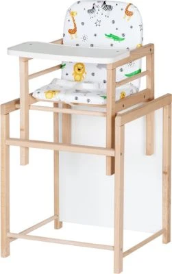 Kombi Hochstuhl X-TRA, Buche Massiv, Zootiere Von SCHARDT 3 Kombi Hochstuhl X-TRA, Buche Massiv, Zootiere Von SCHARDT