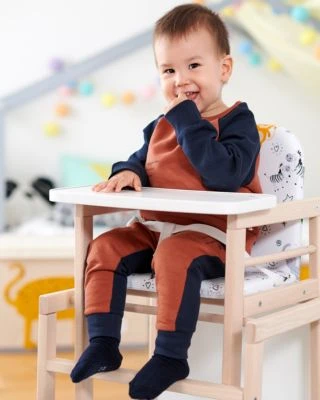 Kombi Hochstuhl X-TRA, Buche Massiv, Zootiere Von SCHARDT 4 Kombi Hochstuhl X-TRA, Buche Massiv, Zootiere Von SCHARDT – Bild 2