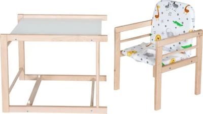 Kombi Hochstuhl X-TRA, Buche Massiv, Zootiere Von SCHARDT 7 Kombi Hochstuhl X-TRA, Buche Massiv, Zootiere Von SCHARDT – Bild 5