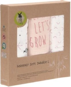 LÄSSIG Lässig Mulltuch/Spucktuch Garden Explorer Schnecke Rosé, 80 X 80 Cm, 3 Stück -Baby Lieferungen Geschäft 14082427 06