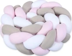 Babybay Nestchenschlange Geflochten Passend Für Alle Modelle, Weiß/beige/rosé - 180 Cm -Baby Lieferungen Geschäft 14735379 04