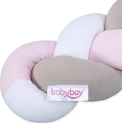 Babybay Nestchenschlange Geflochten Passend Für Alle Modelle, Weiß/beige/rosé - 180 Cm -Baby Lieferungen Geschäft 14735379 05