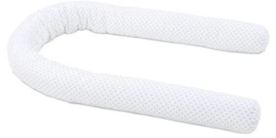 Babybay Nestchenschlange Piqué Passend Für Alle Modelle, Weiß Punkte Perlgrau - 180 Cm 3 Babybay Nestchenschlange Piqué Passend Für Alle Modelle, Weiß Punkte Perlgrau - 180 Cm