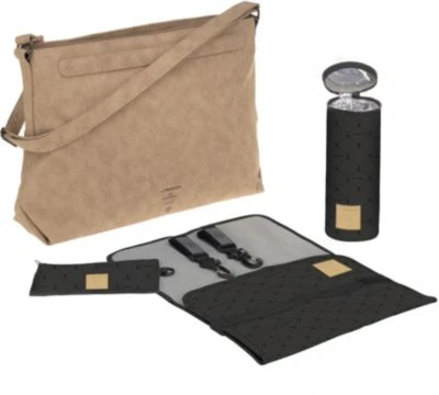 LÄSSIG Lässig Wickeltasche Zender Shoulder Bag Vegan Camel 7 LÄSSIG Lässig Wickeltasche Zender Shoulder Bag Vegan Camel – Bild 5