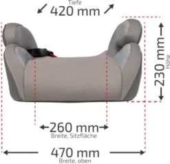 HEYNER Sitzerhöhung SafeUpFix L, Isofix-System, Grau -Baby Lieferungen Geschäft 15408810 06