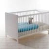 TICAA Baby Gitterbett Moritz Kiefer Weiß