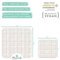 Mammacita Spucktücher Baby 2 Stück Aus OEKO-TEX 100 Baumwolle, Pucktuch 120x120 & 75x75 Cm. Mulltücher Für Babys. 11 Mammacita Spucktücher Baby 2 Stück Aus OEKO-TEX 100 Baumwolle, Pucktuch 120x120 & 75x75 Cm. Mulltücher Für Babys. -Baby Lieferungen Geschäft 16587710 04