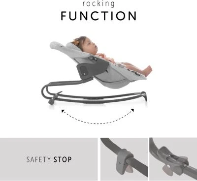 Hauck Bouncer Premium Für Hochstuhl Alpha+ Und Beta+ Newborn Set, Nordic Grey 8 Hauck Bouncer Premium Für Hochstuhl Alpha+ Und Beta+ Newborn Set, Nordic Grey – Bild 6
