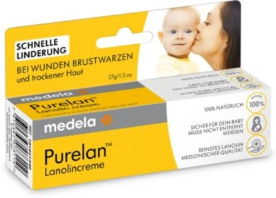 Medela Brustwarzencreme PurelanTM, 37g 6 Medela Brustwarzencreme PurelanTM, 37g – Bild 4
