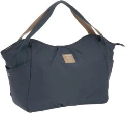 LÄSSIG Lässig Wickeltasche Zwillinge Green Label Twin Navy, Inkl. Zubehör & Wickelunterlage