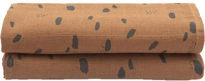 Jollein Mullwindeln Groß, 115 X 115 Cm, Spot Caramel 2er Set 3 Jollein Mullwindeln Groß, 115 X 115 Cm, Spot Caramel 2er Set