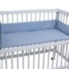 Tissi ® Nestchen Blau Kronen Für Beistellbett 90x40 Cm -Baby Lieferungen Geschäft 17816640 01