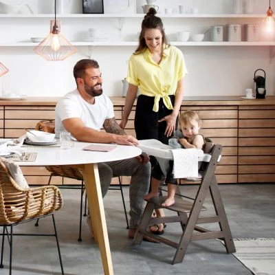 Hauck Hochstuhl Alpha+B, Natural Inkl. Bouncer 2in1, Newborn Set, Stretch Beige Inkl. Esstisch Alpha Tray, White 5 Hauck Hochstuhl Alpha+B, Natural Inkl. Bouncer 2in1, Newborn Set, Stretch Beige Inkl. Esstisch Alpha Tray, White – Bild 3