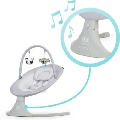 Kinderkraft Babywippe LULI, Grau 8 Kinderkraft Babywippe LULI, Grau – Bild 6