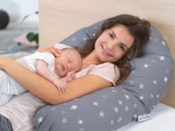 Theraline Bezug Für Stillkissen Original 190 Cm, Melange Blau-grau (Bamboo Collection) -Baby Lieferungen Geschäft 18847511 03