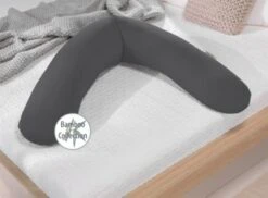 Theraline Stillkissen Original Mit Bezug Melange Anthrazit Bamboo Collection , 190 Cm -Baby Lieferungen Geschäft 19243283 04