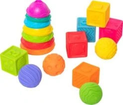 MyToys ORIGINALS Baby Sensorik Spielset, 18 Tlg.