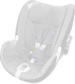 Liebes Von Priebes PHILIP Gurtpolster-Set Für Babyschalen - Prisma, Grau, 3-tlg.