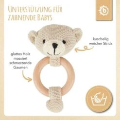 Bieco Greifling Holz Natur Baby Beißring Gehäkelt Rassel Ø 8cm Greifring Zahnungshilfe Greiflinge 10 Bieco Greifling Holz Natur Baby Beißring Gehäkelt Rassel Ø 8cm Greifring Zahnungshilfe Greiflinge -Baby Lieferungen Geschäft 20518164 03