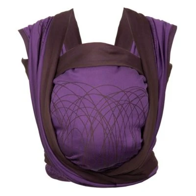 Hoppediz Babytragetuch Tragetuch KbA-Qualität New York Mocca-viola 3 Hoppediz Babytragetuch Tragetuch KbA-Qualität New York Mocca-viola