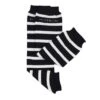 Hoppediz Beinstulpen Bio-Babystulpen Gestreift Schwarz/natur