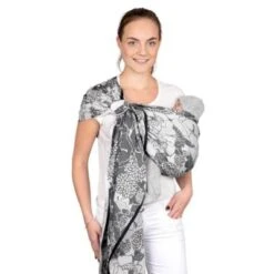 Hoppediz Babytragetuch Gewebter Ring-Sling Florenz