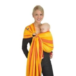 Hoppediz Babytragetuch Gewebter Ring-Sling Nairobi