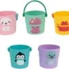 Janod Badespielzeug Wasserlauf-Eimer (5 Stück) -Baby Lieferungen Geschäft 21652681 01
