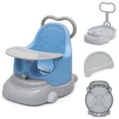 COSTWAY® Baby Gehhilfe Essensstuhl 6 In 1 Badestuhl