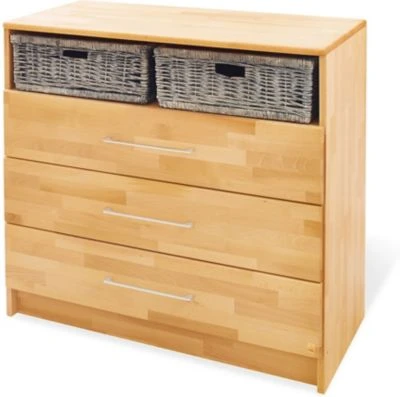 Pinolino Komplett Kinderzimmer Groß NATURA, 3-tlg. (Kinderbett, Wickelkommode Breit Und 3-türiger Kleiderschrank), FSC®-zertifizierte Buche Vollmassiv, Geölt 8 Pinolino Komplett Kinderzimmer Groß NATURA, 3-tlg. (Kinderbett, Wickelkommode Breit Und 3-türiger Kleiderschrank), FSC®-zertifizierte Buche Vollmassiv, Geölt – Bild 6