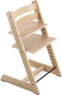 Stokke Tripp Trapp® Hochstuhl, Oak, Natural Inkl. Newborn Set™ Schale, Grey -Baby Lieferungen Geschäft 21844940 02