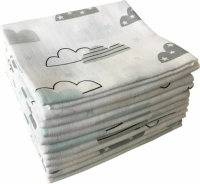 M.M.C. Mullwindel 10 PACK Spucktücher 80x70 Cm Mulltücher Mullwindeln Für Jungen 5 M.M.C. Mullwindel 10 PACK Spucktücher 80x70 Cm Mulltücher Mullwindeln Für Jungen – Bild 3