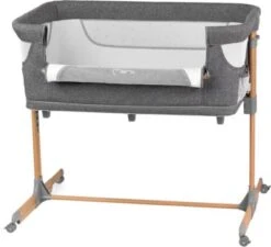 MoMi Beistellbett SMART BED, 4in1, Grey