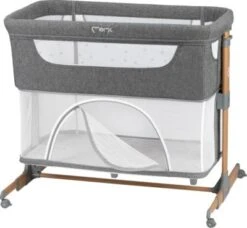 MoMi Beistellbett SMART BED, 4in1, Grey -Baby Lieferungen Geschäft 22263266 06