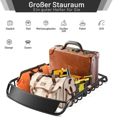 COSTWAY® Dachkorb Universal 120x98x17cm 6 COSTWAY® Dachkorb Universal 120x98x17cm – Bild 4