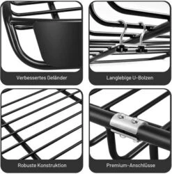 COSTWAY® Dachkorb Universal 120x98x17cm 13 COSTWAY® Dachkorb Universal 120x98x17cm -Baby Lieferungen Geschäft 22779257 06