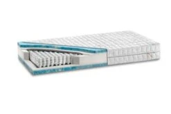 TICAA Matratze 7-Zonen "Diadem" Tonnen-Taschenfederkern Härtegrad: 2 (0 Kg - 80 Kg)