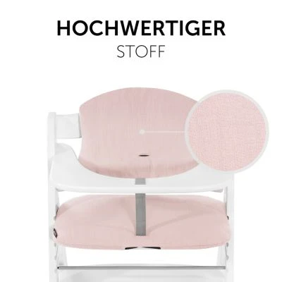 Hauck Sitzauflage Alpha Highchair Pad Select, Musselin Mineral Rose 6 Hauck Sitzauflage Alpha Highchair Pad Select, Musselin Mineral Rose – Bild 4