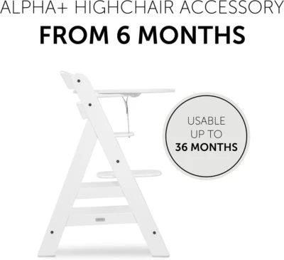 Hauck Essbrett Alpha Click Tray, White 8 Hauck Essbrett Alpha Click Tray, White – Bild 6