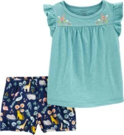 Carter's™ Carter`s Baby Set T-Shirt + Shorts Für Mädchen