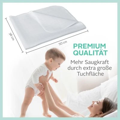 YAMBINO® 10x Premium Mulltücher Baby – OEKO-TEX 100 Zertifizierte Mullwindeln – 100% Baumwolle Mulltücher – Kochfeste Spucktücher Bei 95°C – Sanfte & Atmungsaktive Spucktücher Baby 50x38 3 YAMBINO® 10x Premium Mulltücher Baby – OEKO-TEX 100 Zertifizierte Mullwindeln – 100% Baumwolle Mulltücher – Kochfeste Spucktücher Bei 95°C – Sanfte & Atmungsaktive Spucktücher Baby 50x38