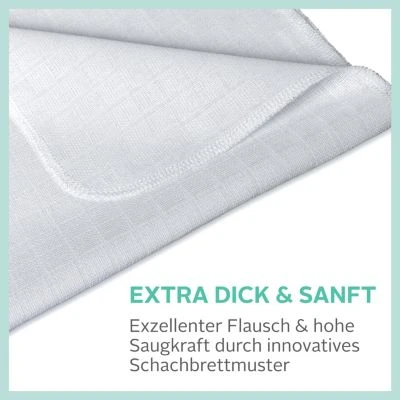 YAMBINO® 10x Premium Mulltücher Baby – OEKO-TEX 100 Zertifizierte Mullwindeln – 100% Baumwolle Mulltücher – Kochfeste Spucktücher Bei 95°C – Sanfte & Atmungsaktive Spucktücher Baby 50x38 4 YAMBINO® 10x Premium Mulltücher Baby – OEKO-TEX 100 Zertifizierte Mullwindeln – 100% Baumwolle Mulltücher – Kochfeste Spucktücher Bei 95°C – Sanfte & Atmungsaktive Spucktücher Baby 50x38 – Bild 2