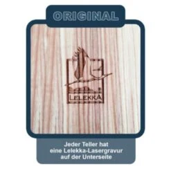 LELEKKA® Kinder Holzteller Ducky Aus Naturbelassenem Eschenholz -Baby Lieferungen Geschäft 23262130 03